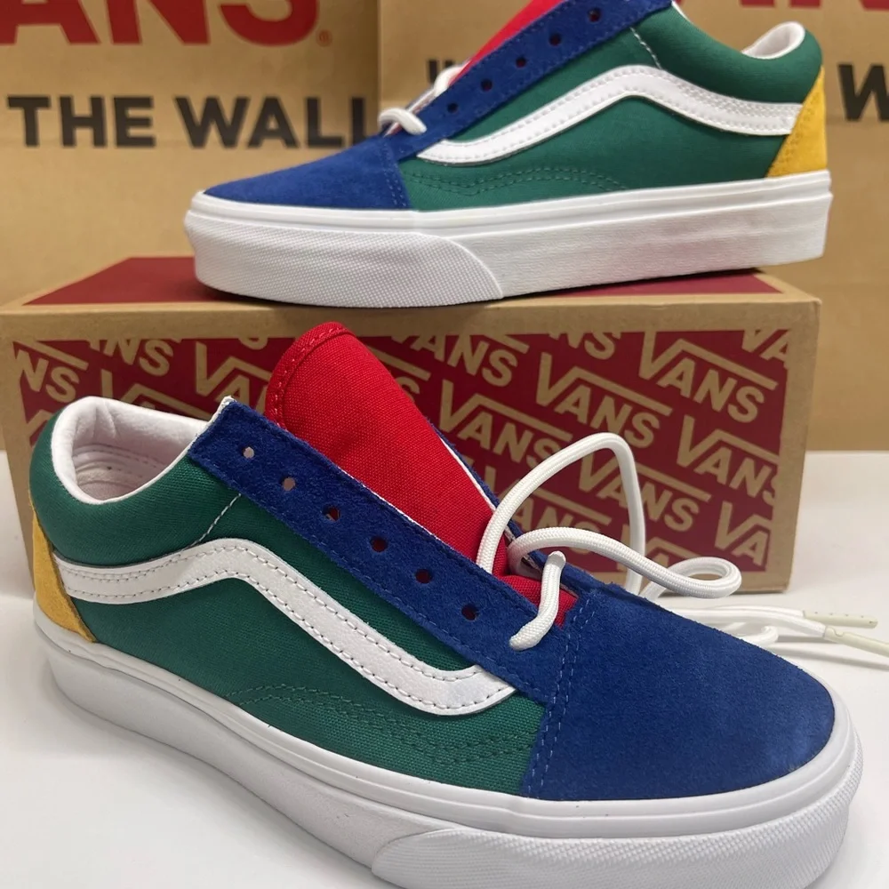 Vans Women's Old Skool (Vans Yacht Club) Blue/Green Sneakers
VN0A38G1R1Q - Picture 2 of 16